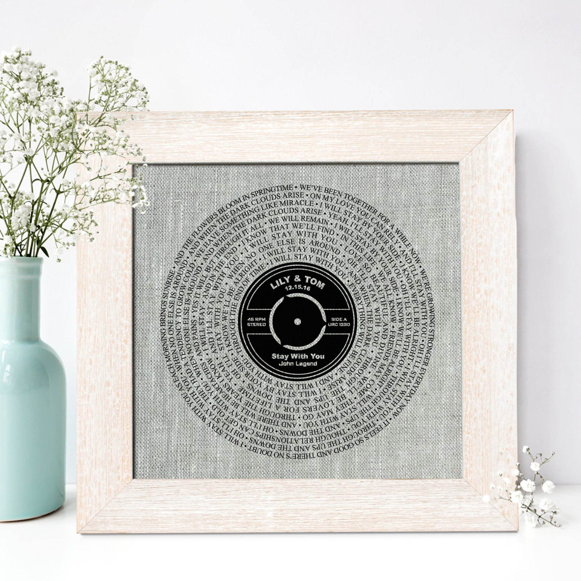 TAKE THAT Greatest Day Music Love Song Lyrics Wall Art -  Norway